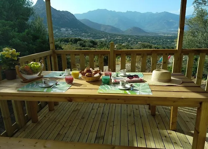 Joli 2 Sur Lumio, Vue A Couper Le Souffle. Campsite Lumio (Corsica)