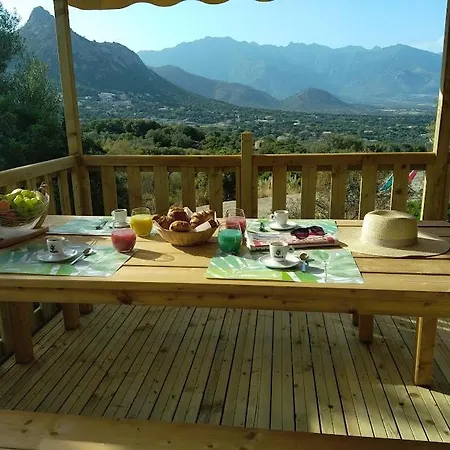 Joli 2 Sur Lumio, Vue A Couper Le Souffle. Campsite Lumio (Corsica)